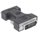 Adaptador DVI, Manhattan, 328883, A&D 29M - HD15H, Manhattan