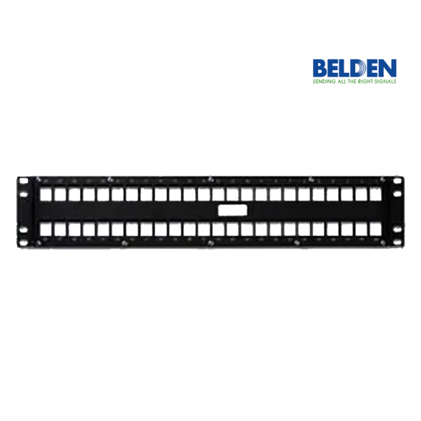 PANEL DE PARCHEO 48PTS NEGRO 2U VACIO KEYCONNECT BELDEN